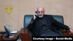 محمد‌ اشرف غنی در صحبت تلفونی با دونالد ترمپ رئیس جمهور امریکا