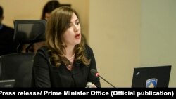 Ministrja e Drejtësisë në Kosovë, Albulena Haxhiu.