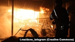 Пожежа в Ніжині внаслідок російської атаки дронами, 16 жовтня 2025 року