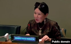 выступление Марины Ханхалаевой на Постоянном Форуме ООН по делам коренных народов