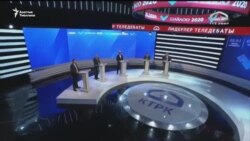 Жарык өчкөн дебатта "чымчылашкан" лидерлер