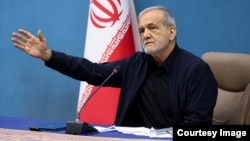 Iranian President Masud Pezeshkian suggested there's little point in rebuilding nuclear sites if they're just going to be bombed again unless Tehran engages with Washington.