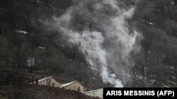 აზერბაიჯანის სამხედრო ბანაკი სოფელ შურნუხთან, 2021 წლის 4 მარტი.