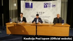Pres-konferencija Koalicije Pod lupom, 15. novembar
