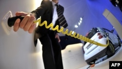 Autoturism Smart electric prezentat la 63-lea Salon automobilistic internaționa, Frankfurt, Germania, 16 septembrie 2009.