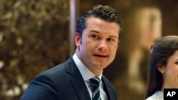 Comentatorul Fox News și veteranul Pete Hegseth va deveni secretarul Apărării al SUA.