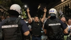 Судири на антивладините протести во Србија