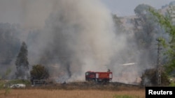 Трансграничные столкновения между «Хезболлой» и израильскими войсками у города Кирьят-Шмона