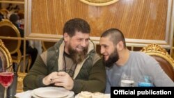 Рамзан Кадыров и Хамзат Чимаев в Грозном