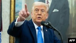 ډانلډ ټرمپ د وينا په حال کې - انځور له ارشیفه 