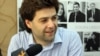 Nicu Popescu în studioul Europei Libere de la Chișinău 
