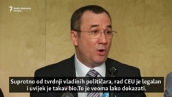 Potpredsjednik CEU: Napad na univerzitetsku autonomiju