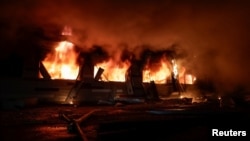 Пайомади ҳамлаи Русия бо ҳавопаймоҳои бесарнишин ба Харков. Акс аз 28-уми январи 2025