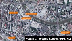 Скопје Мапа - Лоцирани Фирми