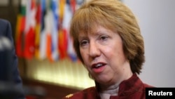 Ish-përfaqësuesja e Lartë e Bashkimit Evropian për Punë të Jashtme, Catherine Ashton.
