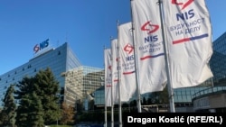 Zgrada Naftne industrije Srbije u Beogradu, 22. septembar 2025. 