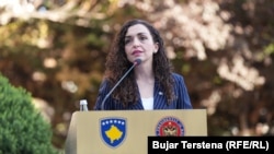 Косовската претседателка Вјоса Османи