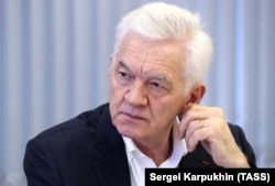Gennady Timchenko attends a meeting in Moscow in September 2019.