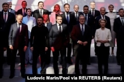 Лідери країн, що входять у «коаліцію охочих» з підтримки України. Саміт у Парижі. Франція, 27 березня 2025 року