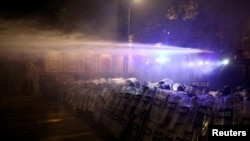 Разгон акцыі ў Тбілісі, 7 сьнежня 2024 году. Ілюстрацыйнае фота