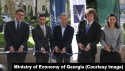 Представители правительства Грузии и Eagle Hills на открытии офиса компании