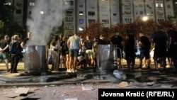 Incidenti i pirotehnika na antivladinim protestima u Srbiji, avgust 2025.