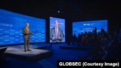 Presidenti i Çekisë, Petr Pavel, në hapje të forumit GLOBSEC në Pragë, 12 qershor 2025.