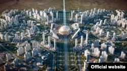Макет проекта «Ашхабад-сити».