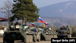 Ռուսաստանցի խաղաղապահները Շուշիում, 17 նոյեմբերի, 2020թ.