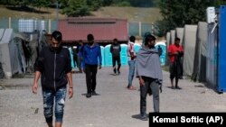 آرشیف - یکی از کمپ های مهاجرین 