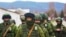 Ukraine – Russian military forces invaded Crimea peninsula. Russian soldiers (faces) in Perevalne, Crimea, March 5, 2014