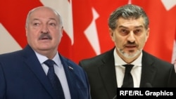 Александр Лукашенко и Михаил Кавелашвили, коллаж