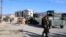 A suicide car bomber targeted the entrance gate of the base in the provincial capital, Gardez, and two gunmen started shooting at the Afghan security forces.