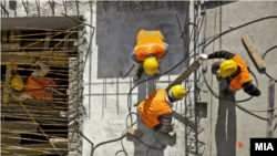 Градилиште во Скопје (фотоархива)