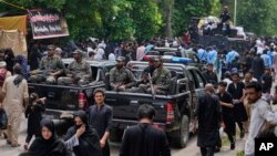 په اسلام اباد کې د محرم امنیت نیول شوی دی - د جولای پینځمې انځور