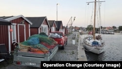 Рыболовные сети из Швеции безвозмездно передаются Украине в качестве средств защиты от дронов. Фотография предоставлена благотворительной организацией Operation Change