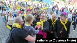 Кляўдыё Гуджэроцьці падчас свайго візыту ў Беларусь у 2023 годзе. Ілюстрацыйнае фота