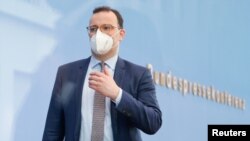 Ministrul german al sănătății Jens Spahn, Berlin, martie 2021.