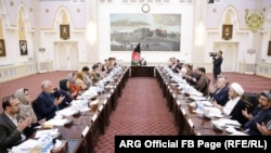 دومین جلسه شورای رهبری مصالحه افغانستان در ارگ ریاست جمهوری