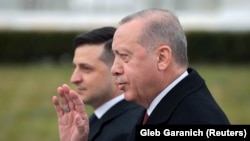 Volodımır Zelenskıy ve Recep Tayip Erdoğan