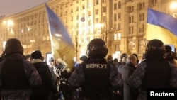 Разгром палаточного городка на Майдане