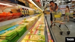 A lot of seemingly local produce in Russia has 