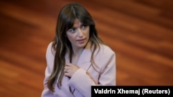 Kosovo's parliament has repeatedly voted against appointing former Justice Minister Albulena Haxhiu as its speaker. (file photo)