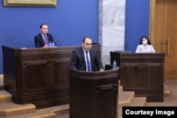 რევაზ ნადარაიასთან გასაუბრება საქართველოს პარლამენტში, უზენაესი სასამართლოს მოსამართლის შესარჩევ კონკურსში, 2021 წელი