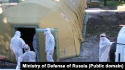 ფოტო არქივიდან: რუსული საველე ჰოსპიტალი სოხუმში