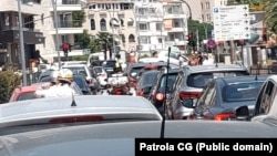 Saobraćajna kolona u Budvi