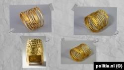 Coiful de la Coțofenești și cele trăi brățări dacice furate din Muzeul Drents, Olanda.