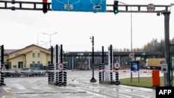 Пункт перетину кордону між Литвою та Білоруссю поблизу Шальчинінкаю, 27 жовтня 2025 року