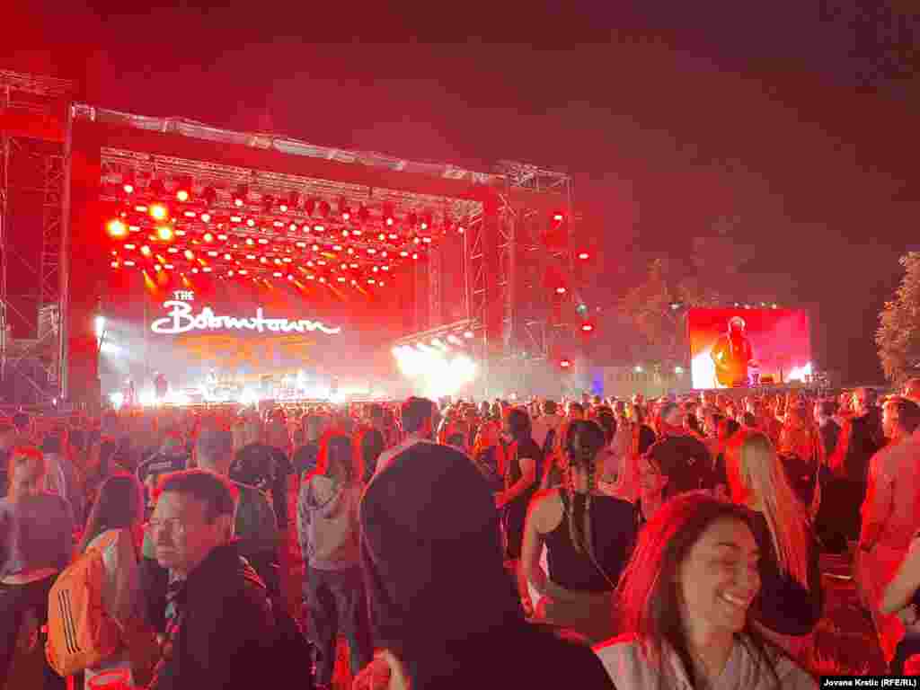 Nastup benda Boomtown Rats i Boba Geldofa, pokretača legendarnog Live Aida, koji je na Exitu obeležio 40 godina od tog događaja.