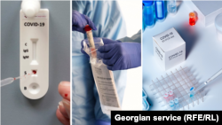 OVID-19 вирусун аныктоочу тест-система. Иллюстрациялык сүрөт.